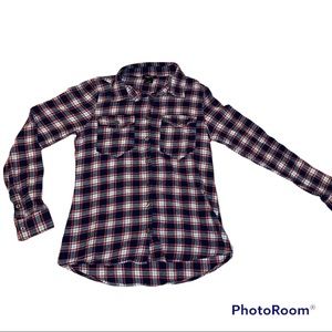Rue 21 Red Long Sleeve Flannel Size XS